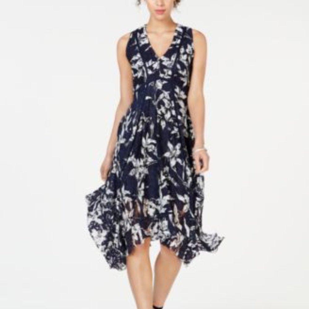 1 PC FULLY LINED DRESS, 8 AV/MD/RG, BLACK